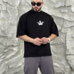تیشرت سه نخ مدل (تاج)
