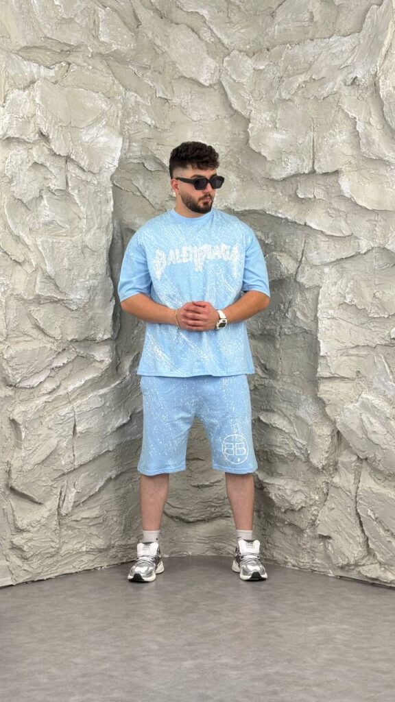 ست تیشرت شلوارک بالنسیاگا