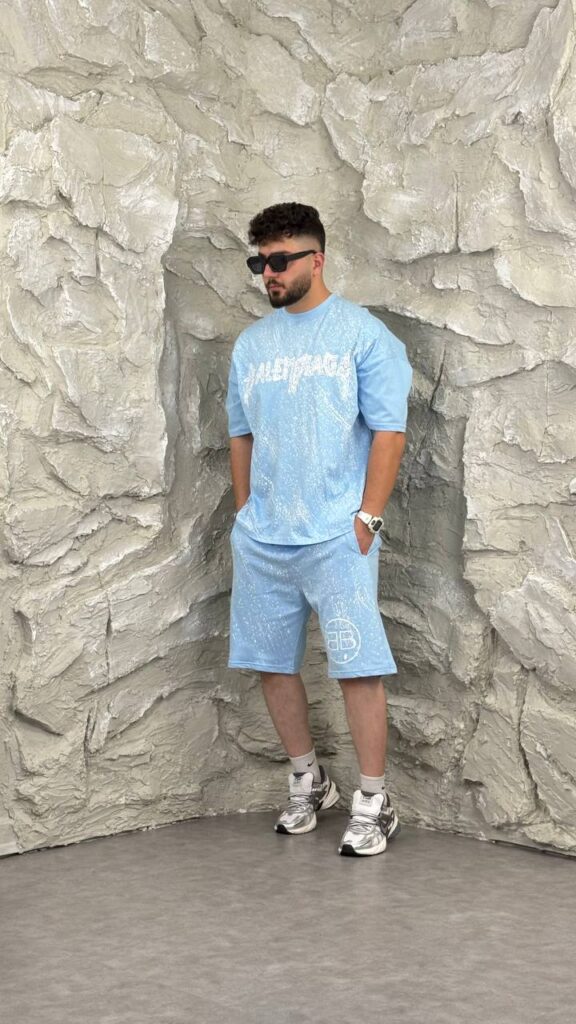 ست تیشرت شلوارک بالنسیاگا