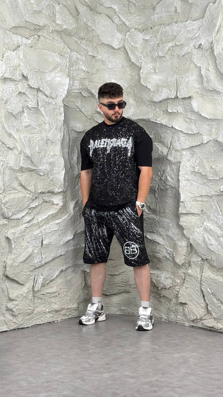 ست تیشرت شلوارک بالنسیاگا