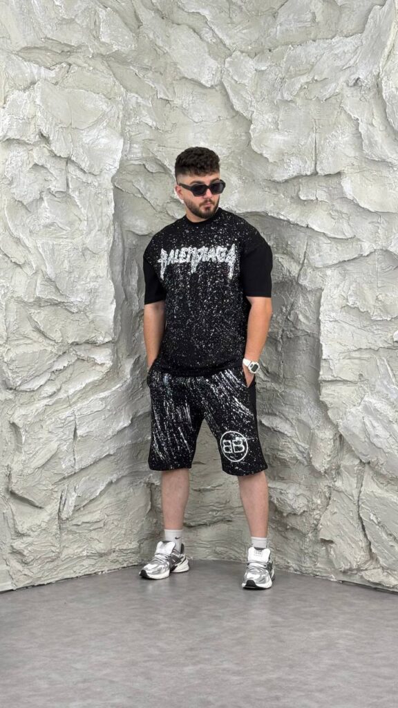 ست تیشرت شلوارک بالنسیاگا