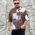 تیشرت سه نخ ضخیم طرحدار