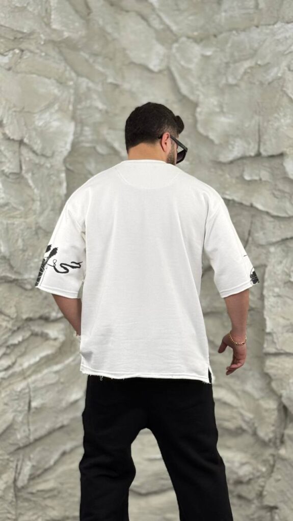 تیشرت سه نخ ضخیم طرحدار