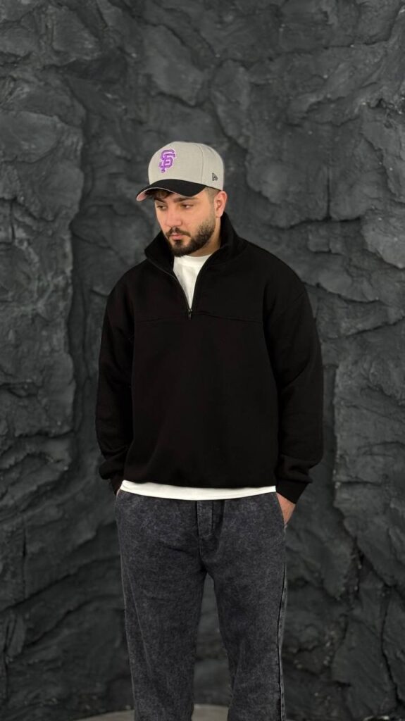 نیم زیپ سه نخ بیسیک