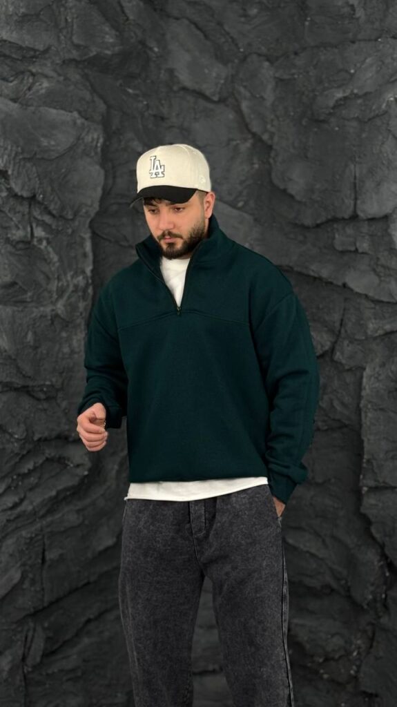 نیم زیپ سه نخ بیسیک