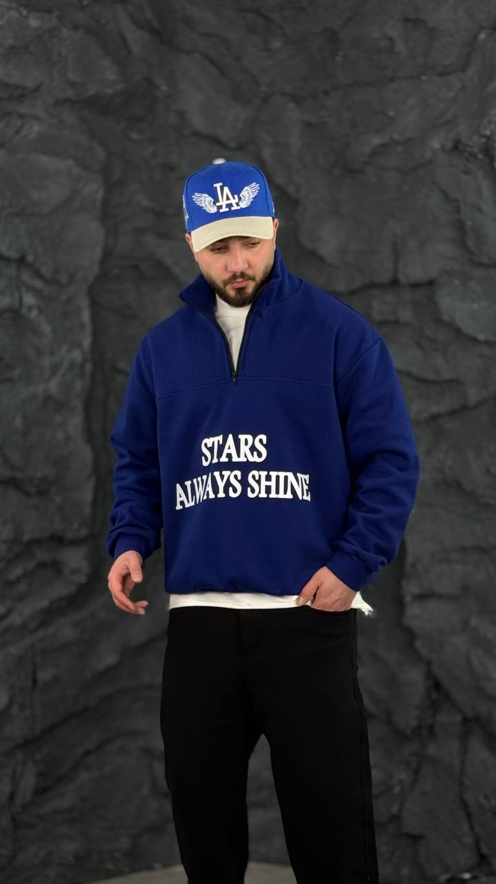 نیم زیپ سه نخ stars