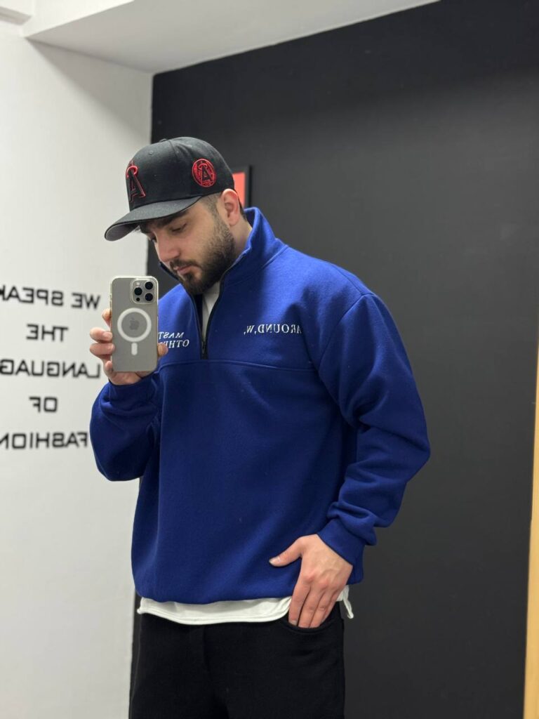 نیم زیپ سه نخ چاپی