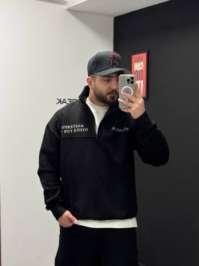 نیم زیپ سه نخ چاپی