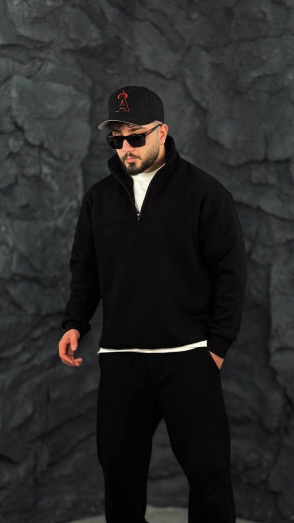 دورس سه نخ نیم زیپ(ساده)