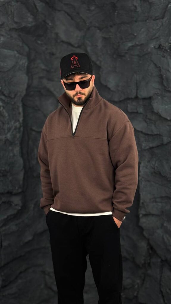 دورس سه نخ نیم زیپ(ساده)