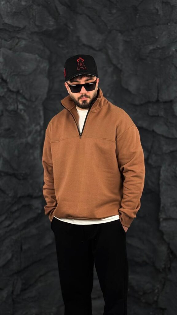 دورس سه نخ نیم زیپ(ساده)