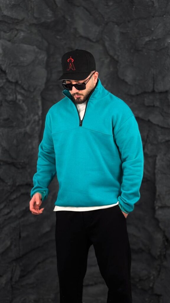 دورس سه نخ نیم زیپ(ساده)