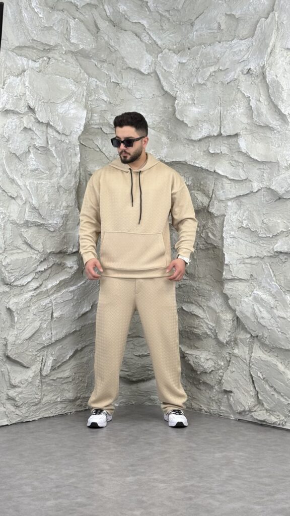 ست هودی شلوار هاشوری