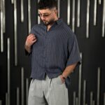 پیراهن راه راه دبل فیس
