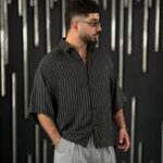 پیراهن راه راه دبل فیس