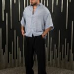 پیراهن راه راه دبل فیس